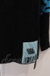 画像2: KMK(KINGLY MASK) ニット.カラーラインワッフル /ブラックｘブルー/M O-23-01-26-060-KM-to-YM-ZT080 (2)