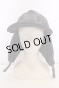 【セール】Moonage Devilment(清春) キャップ.×BLACK BOOTS FLIGHT CAP /ブラック（ネイビー）/ O-23-01-26-073-Mo-za-YM-ZT413