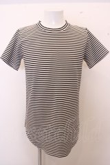 【SALE】FUGA Tシャツ.MOSQUITO ボーダーロング /ブラックｘホワイト/44 O-23-01-26-023-FU-ts-YM-ZT167