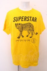 【SALE】MARDIGRAS(SADS清春) Tシャツ.SUPER PANTHER /イエロー/ O-23-01-26-037-MA-ts-YM-ZT167