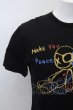 画像3: roar Tシャツ.MAKE YOU PEACE 3 DOLL /ブラック/2 O-23-01-29-004-ro-ts-YM-ZT188 (3)