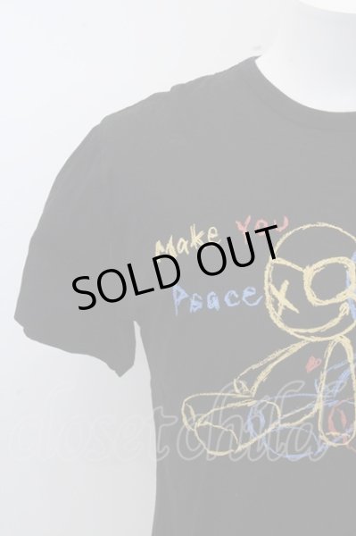 画像3: roar Tシャツ.MAKE YOU PEACE 3 DOLL /ブラック/2 O-23-01-29-004-ro-ts-YM-ZT188 (3)