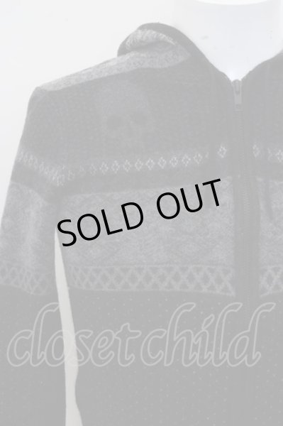 画像3: Custom Culture パーカー.切り替えニット【現在買取対象外】 /ブラックｘグレー/44 O-23-01-29-006-Cu-to-YM-ZT173 (3)