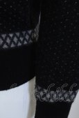 画像4: 【WINTERセール】Custom Culture パーカー.切り替えニット【現在買取対象外】 /ブラックｘグレー/44 O-23-01-29-006-Cu-to-YM-ZT173