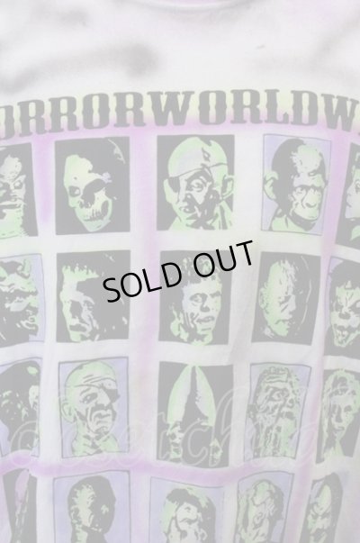 画像2: PSYCHOWORKS Tシャツ.HORRORWORLDWIDE /パターン/ O-23-01-30-031-PS-ts-YM-ZT111