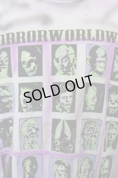 画像2: PSYCHOWORKS Tシャツ.HORRORWORLDWIDE /パターン/ O-23-01-30-031-PS-ts-YM-ZT111 (2)
