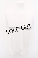 NIL DUE / NIL UN Tシャツ.OVERSIZED V TEE O-23-01-30-037-ND-to-YM-ZT204
