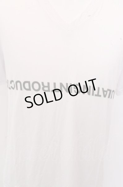 画像2: NIL DUE / NIL UN Tシャツ.OVERSIZED V TEE O-23-01-30-037-ND-to-YM-ZT204 (2)