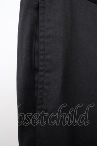 画像4: SOS TE NUTO パンツ.シャイニースラックス /ブラック/50 T-23-02-03-015-SO-pa-KN-ZT376 (4)