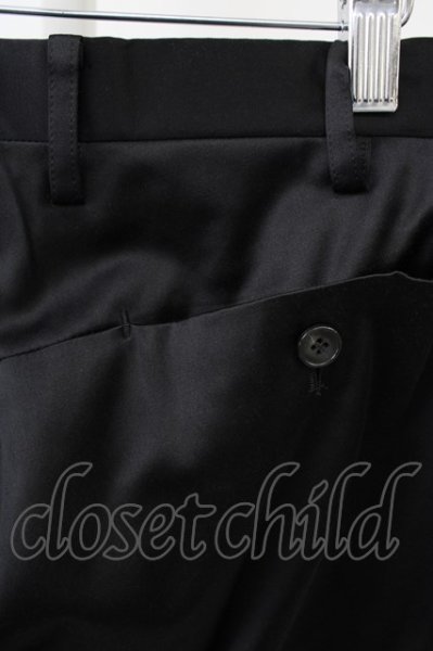 画像5: SOS TE NUTO パンツ.シャイニースラックス /ブラック/50 T-23-02-03-015-SO-pa-KN-ZT376 (5)