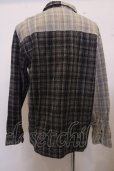 画像3: 【SALE】ZARA シャツ.切り替えチェックネル　リラックスフィット /パターン/EU XL O-23-02-03-041-ZA-sh-YM-ZT469 (3)