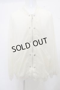 【セール】MILK BOY ジャケット.MESH BLOUSON /オフホワイト/ O-23-02-03-051-MI-ja-YM-ZT252