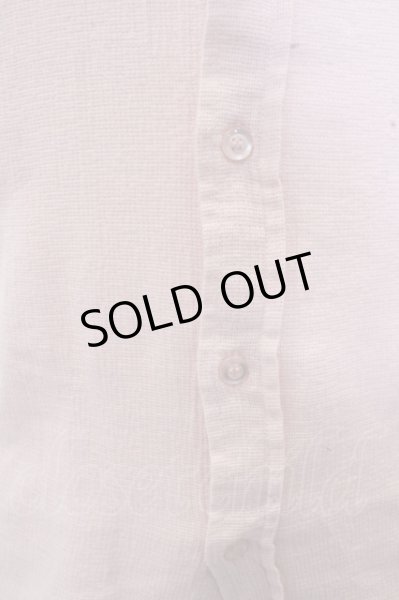 画像2: Roshell シャツ.カノコ七分袖 /ピンク/M O-23-02-03-023-Ro-sh-YM-ZT469 (2)