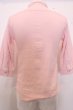 画像3: Roshell シャツ.カノコ七分袖 /ピンク/M O-23-02-03-023-Ro-sh-YM-ZT469 (3)