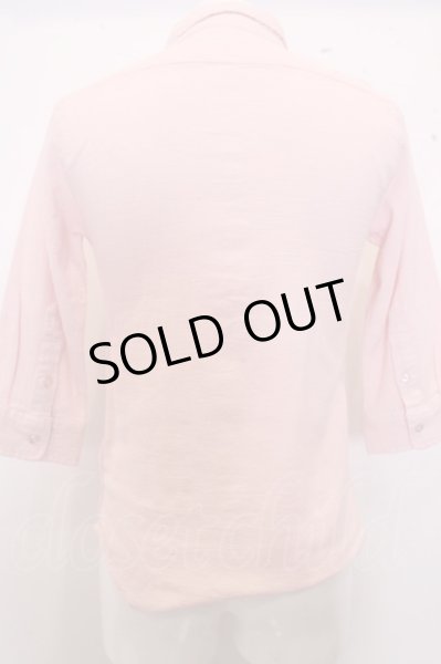 画像3: Roshell シャツ.カノコ七分袖 /ピンク/M O-23-02-03-023-Ro-sh-YM-ZT469 (3)