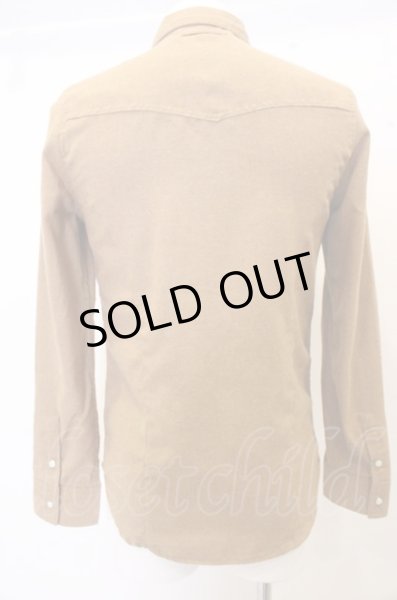 画像3: Roshell シャツ.起毛ウエスタン /ブラウン/S O-23-02-06-041-Ro-sh-YM-ZT254 (3)