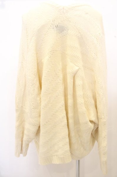 画像3: kOhAKU カーディガン.ローゲージドルマンBIG /アイボリー/F O-23-02-06-050-SI-to-YM-ZT252 (3)