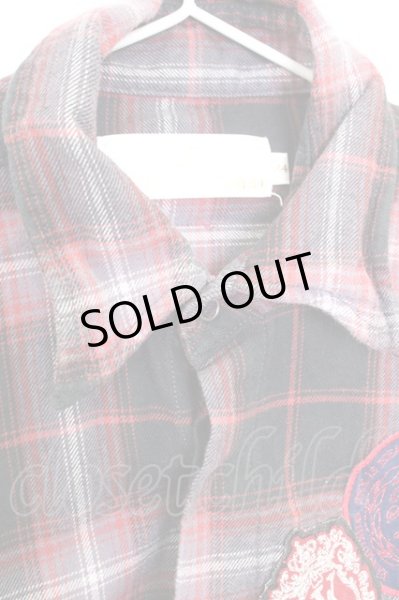 画像3: VANQUISH GOLD シャツ.エンブレム /レッド/44 T-23-02-17-004-VA-sh-KN-ZT031 (3)