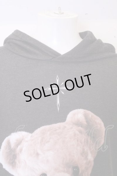 画像2: TRAVAS TOKYO パーカー.Furry bear Hoodie /ブラック/ O-23-02-27-051-TR-to-IG-ZT276 (2)