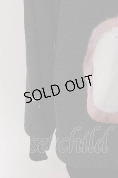 画像3: TRAVAS TOKYO パーカー.Furry bear Hoodie /ブラック/ O-23-02-27-051-TR-to-IG-ZT276 (3)