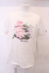 【SALE】meagratia Tシャツ.print S/S /ホワイト/2 O-23-02-27-006-ME-ts-YM-ZT276
