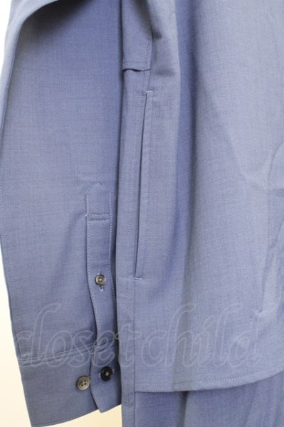 画像3: NO ID.BLACK シャツ.レイヤードロングSH /ブルーグレー/2 T-23-02-28-004-NO-sh-KN-ZT054 (3)