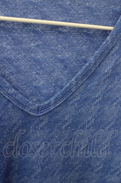 画像3: GOSTAR DE FUGA カットソー.Tempest 千鳥ジャガードニット /ブルー/46 T-23-02-28-010-GO-to-KN-ZT161 (3)