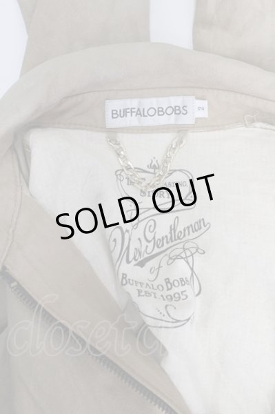 画像9: BUFFALO BOBS シャツ.FEATHER【フェザー】レザー /ベージュ/2 T-23-02-28-014-BU-sh-KN-ZT417 (9)