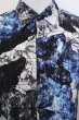 画像2: TORNADO MART シャツ.ワールドマッププリント /ブルーｘホワイト/M O-23-03-01-051-TO-sh-YM-ZT274 (2)