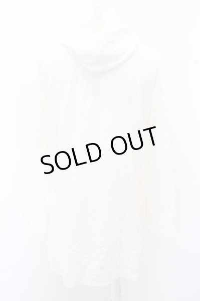 画像5: TORNADO MART パーカー.クラッシュカットJQロング /ホワイト/LL O-23-03-01-077-TO-to-YM-ZT257 (5)