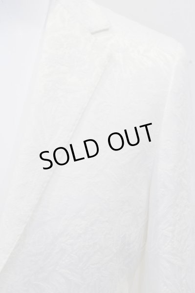 画像2: TORNADO MART ジャケット.ボタニカルジャガード /ホワイト/M O-23-03-01-079-TO-ja-YM-ZT257 (2)