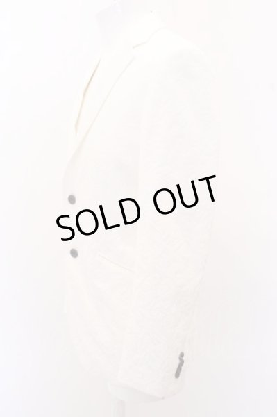 画像4: TORNADO MART ジャケット.ボタニカルジャガード /ホワイト/M O-23-03-01-079-TO-ja-YM-ZT257 (4)