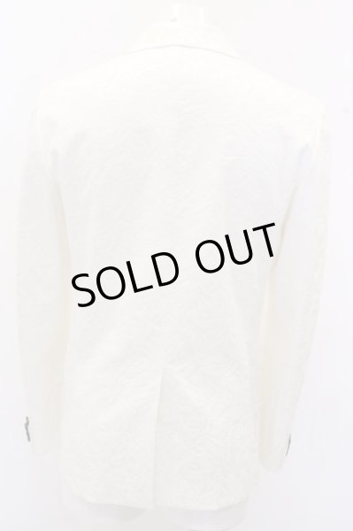 画像5: TORNADO MART ジャケット.ボタニカルジャガード /ホワイト/M O-23-03-01-079-TO-ja-YM-ZT257 (5)