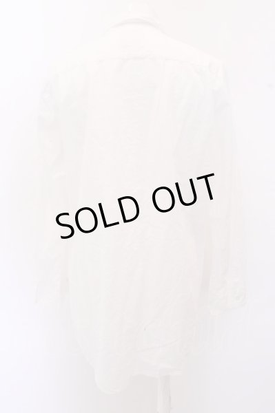 画像3: KMK(KINGLY MASK) シャツ.ロゴ刺繍 /ホワイト/ O-23-03-01-081-KM-sh-IG-ZT257 (3)