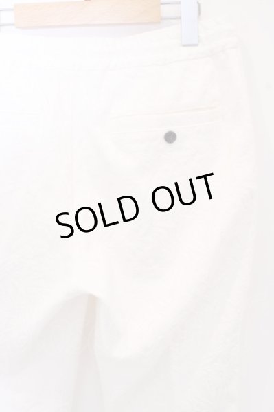 画像4: TORNADO MART パンツ.ボタニカルジャガードイージー /ホワイト/S O-23-03-01-087-TO-pa-YM-ZT073 (4)