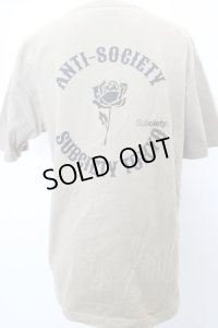 【WINTERセール】Subciety Tシャツ.ANTI-SOCIETY O-23-03-09-032-KU-ts-YM-ZT108
