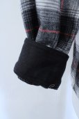 画像2: 【WINTERセール】NO ID. シャツ.デニム切り替えクレリックショートカラー /ブラックｘホワイト/2 O-23-03-09-036-NO-sh-YM-ZT111 (2)