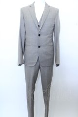【SALE】junhashimoto スーツ.3D JACKET 4PK VEST 3D 19cm PANTS SET /グレイ/ O-23-03-09-039-ju-ja-YM-ZT162