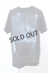 【WINTERセール】LAD MUSICIAN Tシャツ.フォトプリント /ブラック/46 O-23-03-09-011-LA-ts-YM-ZT110
