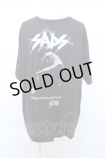 MARDIGRAS(SADS清春) Tシャツ.SXXX BIG /ブラック/ O-22-08-19-008-MA
