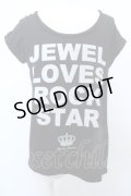 【SALE】SADS Tシャツ.Justin Loves サイドスリット /ブラック/F O-23-03-14-055-SA-ts-YM-ZT027