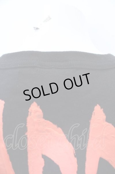 画像2: GALLIS ADDICTION Tシャツ.Championコラボバックペイント /ブラックｘオレンジ/M O-23-03-14-058-GA-ts-YM-ZT028 (2)