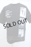【SALE】GALLIS ADDICTION Tシャツ.ランダムパッチ /ブラック/F O-23-03-14-059-GA-ts-YM-ZT028