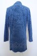 画像3: TORNADO MART ジャケット.ゼブラジャガードロングカット /ブルー/M O-23-03-14-114-TO-ja-YM-ZT007 (3)