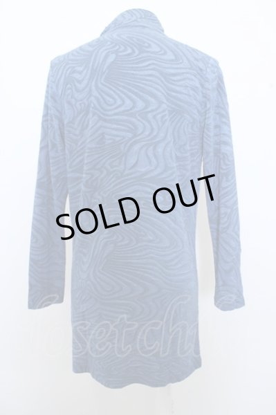 画像3: TORNADO MART ジャケット.ゼブラジャガードロングカット /ブルー/M O-23-03-14-114-TO-ja-YM-ZT007 (3)