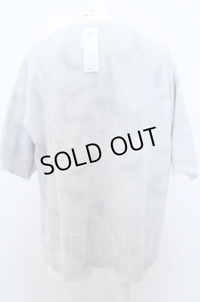 画像2: GOSTAR DE FUGA ニット.オーバーサイズムラ染め /ライトグレー/46 O-23-03-14-116-GO-ts-YM-ZT021 (2)