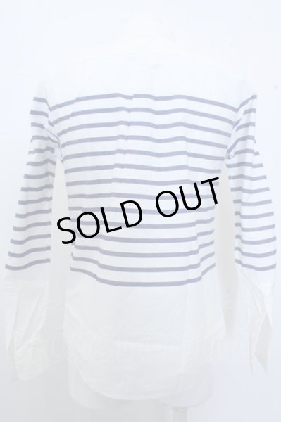 画像2: GOSTAR DE FUGA シャツ.DEAREST ボーダー /ホワイトｘブルー/46 O-23-03-14-123-GO-sh-YM-ZT003 (2)