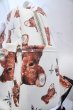 画像3: TRAVAS TOKYO バッグ.クマ総柄PUレザーモアコンパクトバックパック /ホワイト/ O-23-03-14-176-TR-ba-YM-ZT033 (3)