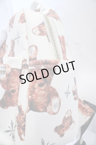 画像3: TRAVAS TOKYO バッグ.クマ総柄PUレザーモアコンパクトバックパック /ホワイト/ O-23-03-14-176-TR-ba-YM-ZT033 (3)