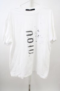 【WINTERセール】NO ID. Tシャツ.ペイントロゴ T-23-03-17-006-NO-ts-KN-ZT116
